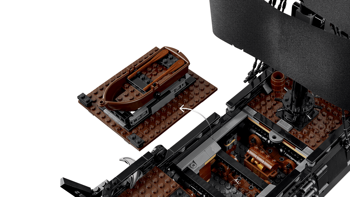 Het piratenschip van kapitein Jack Sparrow