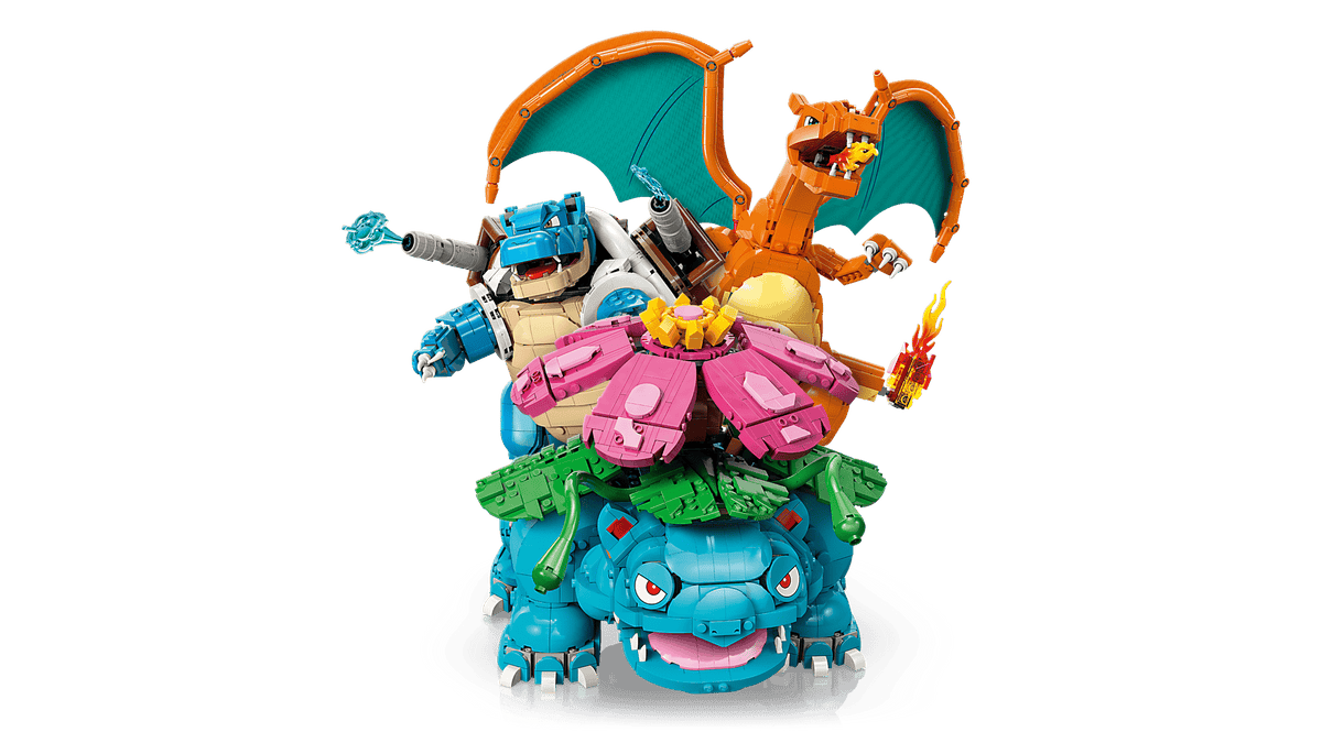 Venusaur, Charizard en Blastoise